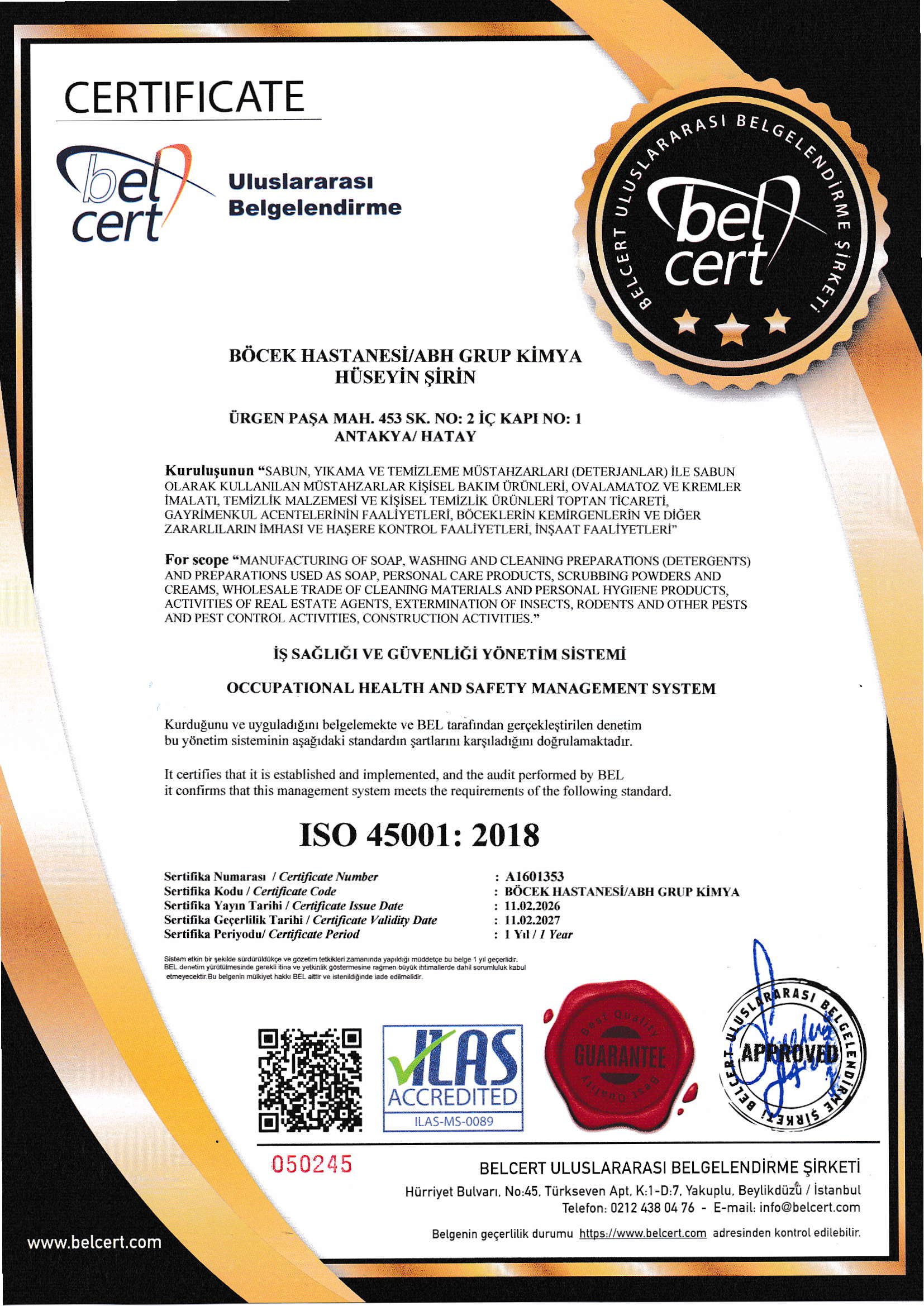 ISO 45001:2018