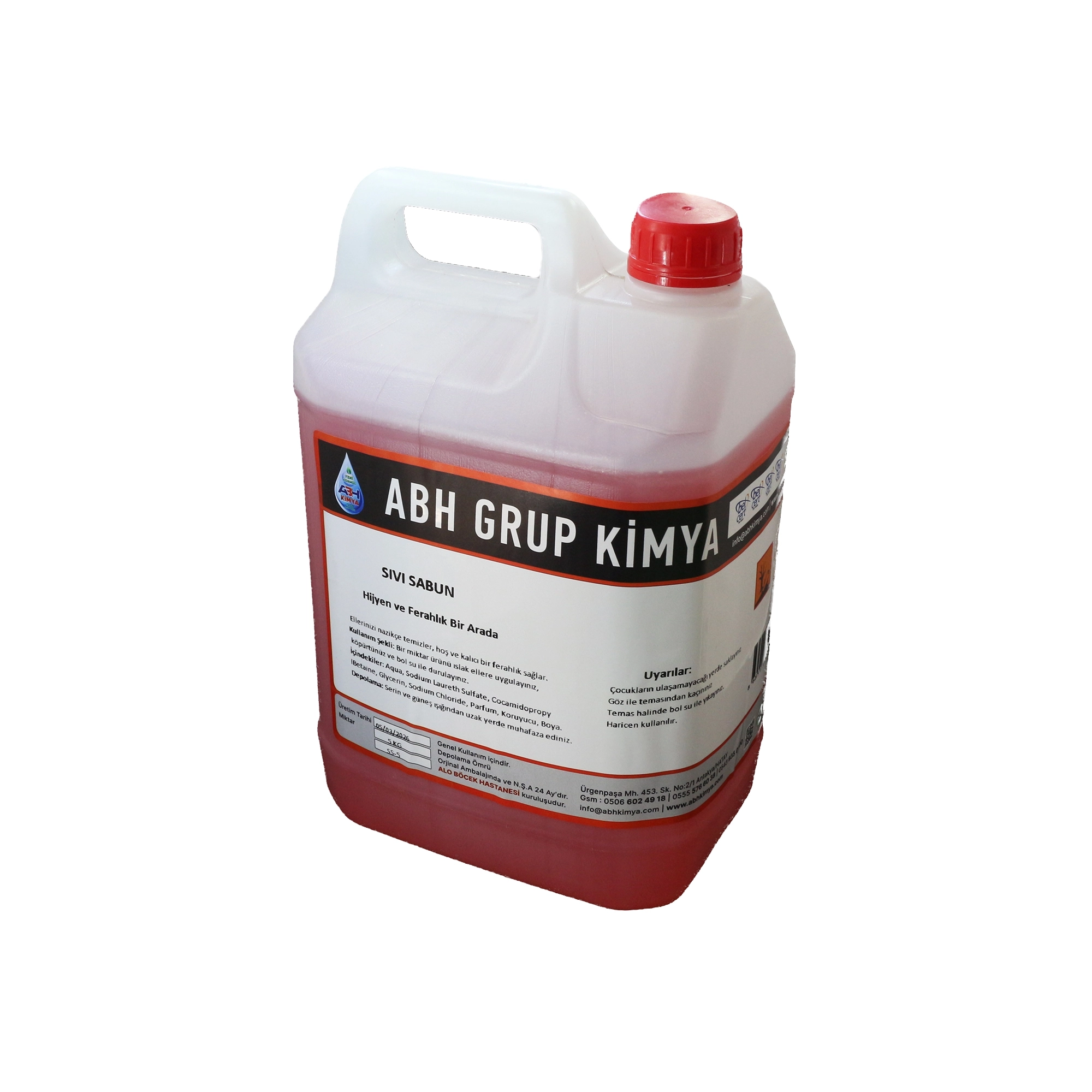 Lüks Sıvı Sabun 5 Kg