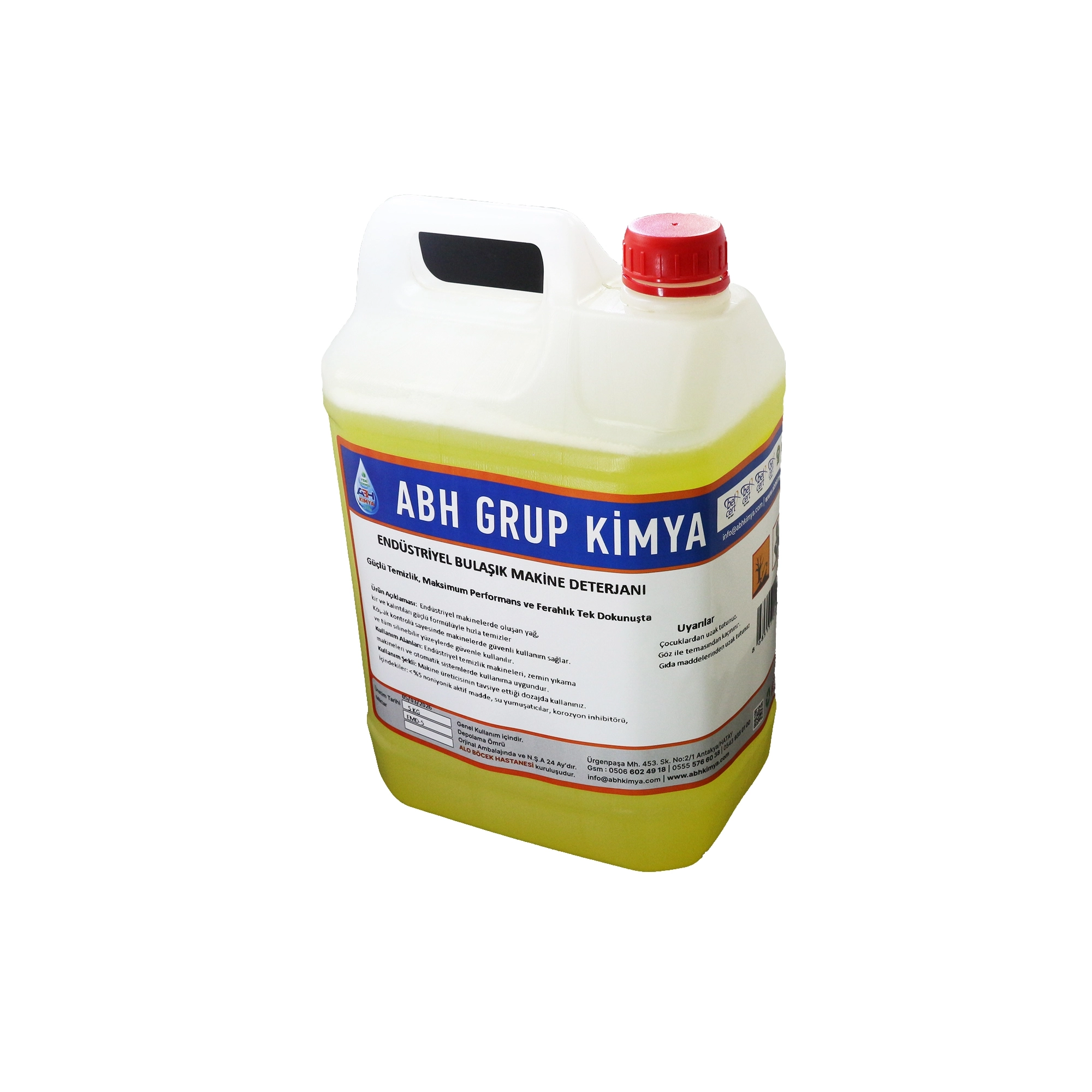 Endüstriyel Bulaşık Makinesi Deterjanı 5 Kg